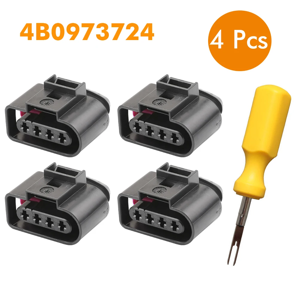 4 Stück für Audi VW 4B 0973724 Auto Zündspule Stecker Stecker Reparatur Kits Auto Kabelbaum Stecker Terminal Removal Tool Zubehör – Detail 1