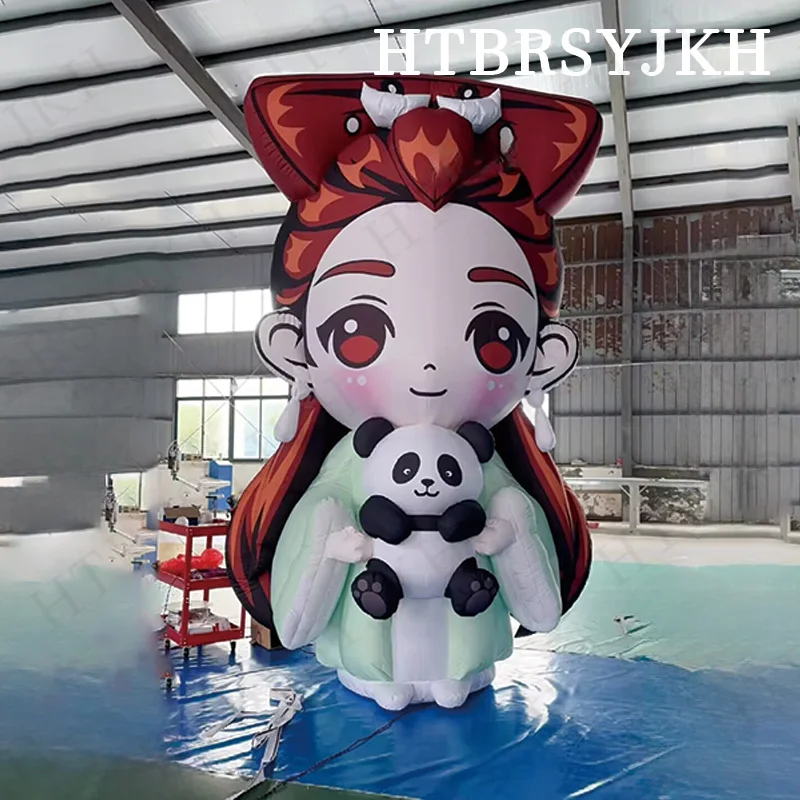 

Inflatable White Snake, cartoon character, with blower, outdoor shopping mall, square and park roof decoration props