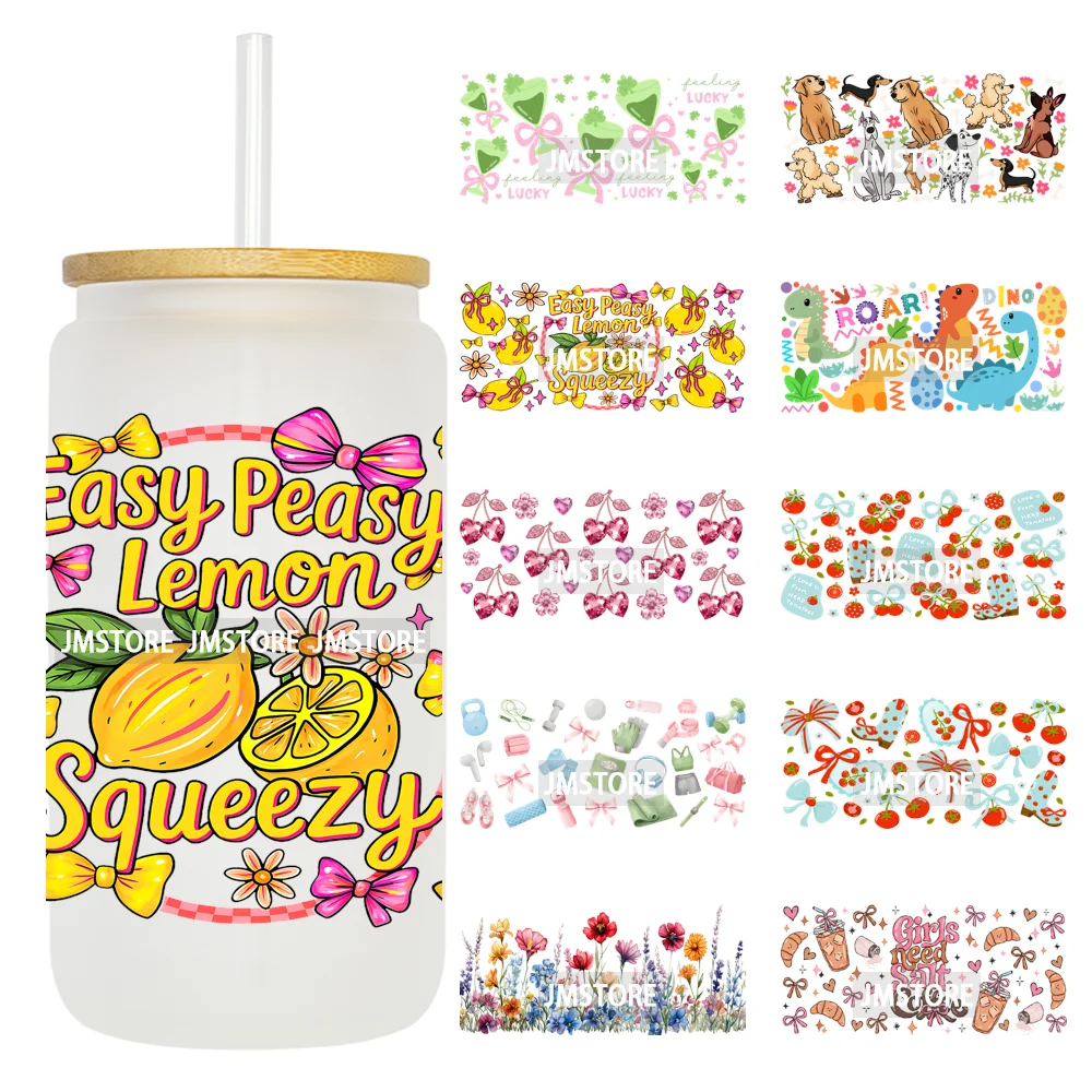 

Aesthetic Tomato Matcha Pizza Coffee UV DTF Stickers Ready To Apply Cup Wrap Custom Labels DIY Craft For Libbey Glass Can Bottle