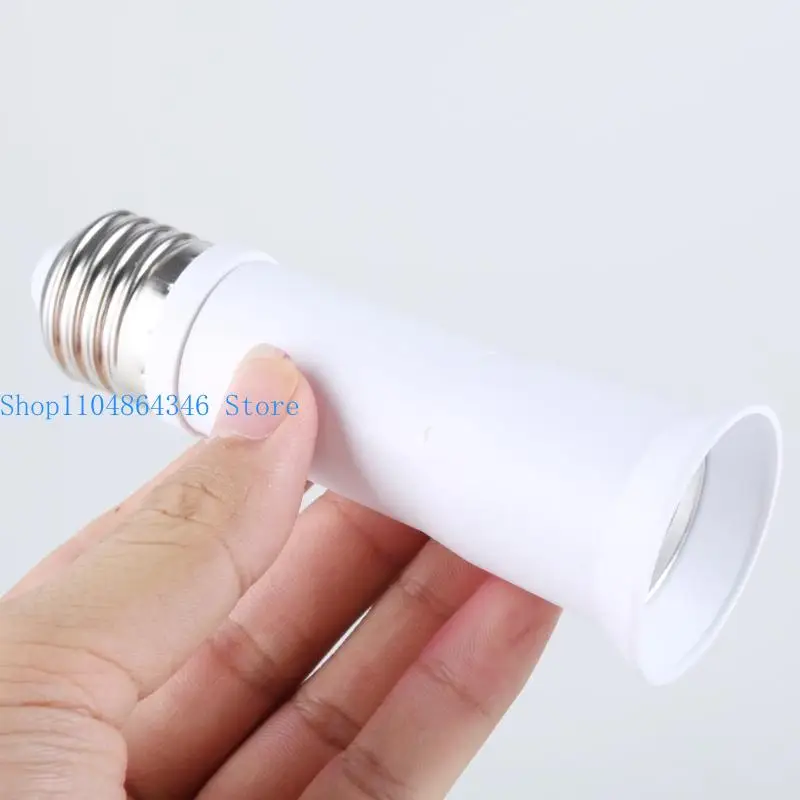 652F E27 to E27 Light Socket Extender E27 Lamp Holder Adapter, Extend Light Socket High Compatibility LED Light Adapter