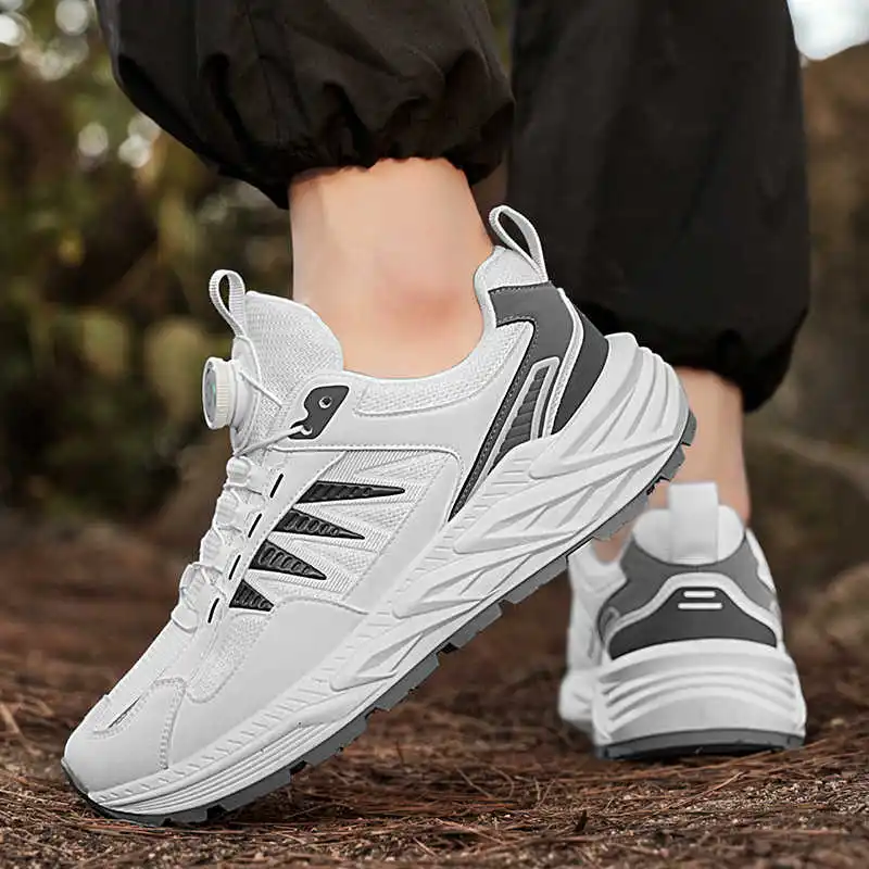 

Мужские брендовые кроссовки в стиле хип-хоп на шнуровке, повседневная мужская обувь, размер 38, белые кроссовки, мужские спортивные новости, кроссовки высокого качества для жизни