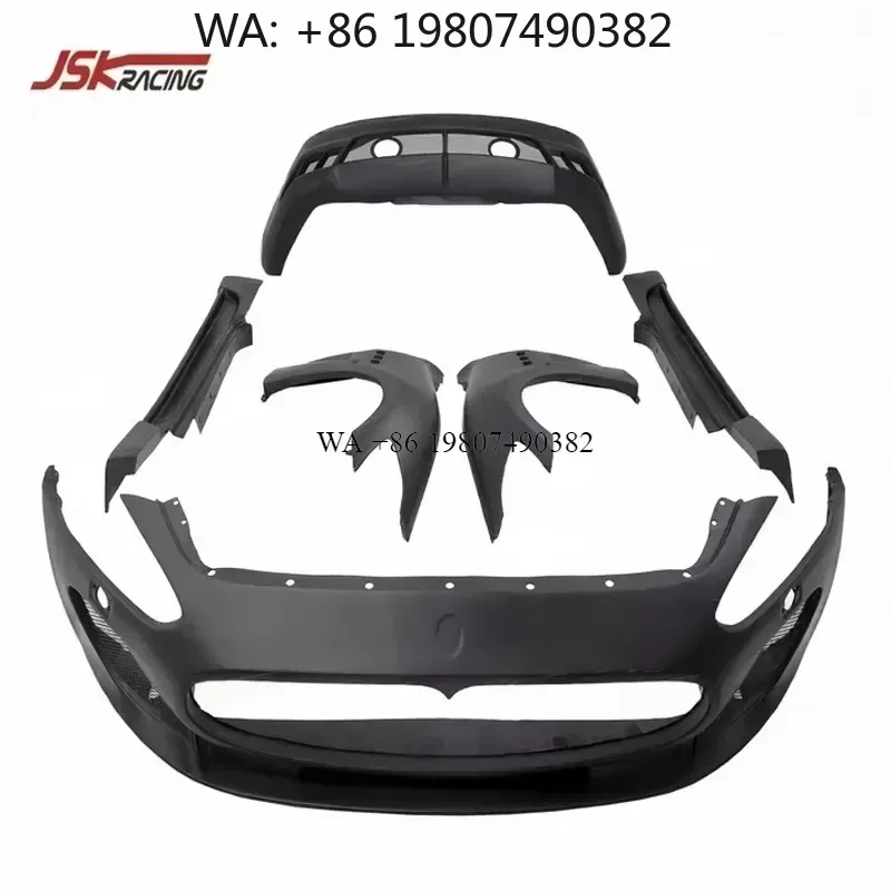 Wmwmnu MC STYLE Glass Fiber Body Kit for 2007-2015 GranTurismo GT GTS Front Bumper Rear Lip Side Skirts Spoiler Auto