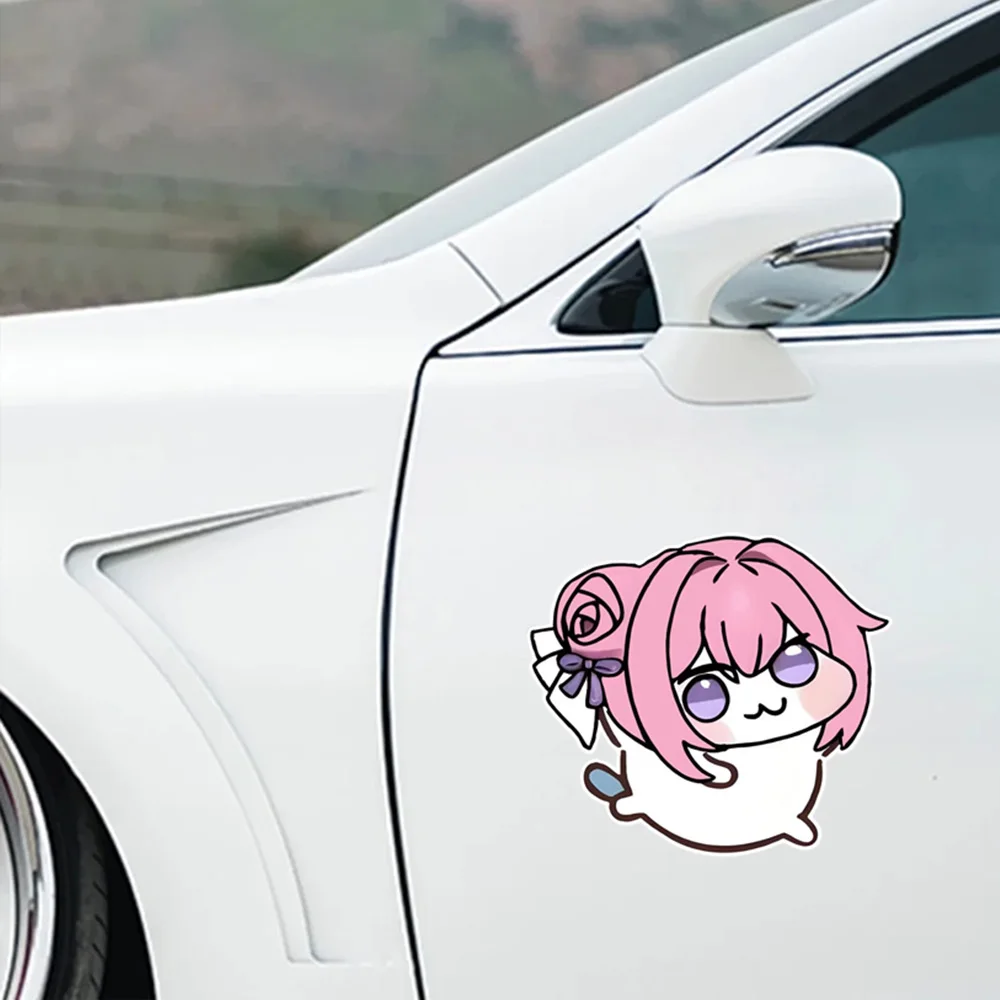 Creative Funny Doro Pattern Personality Car Sticker,Motorcyc Exterior Parts,Auto Fuel Cap Body Window Trunk Decals Cover Scratch