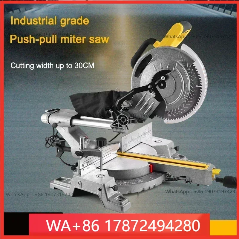 New Saw 10 Inch Push And Pull Leer Multifunctional 255 Saw Aluminum hine Woodworking Aluminum Profile Cutting hi