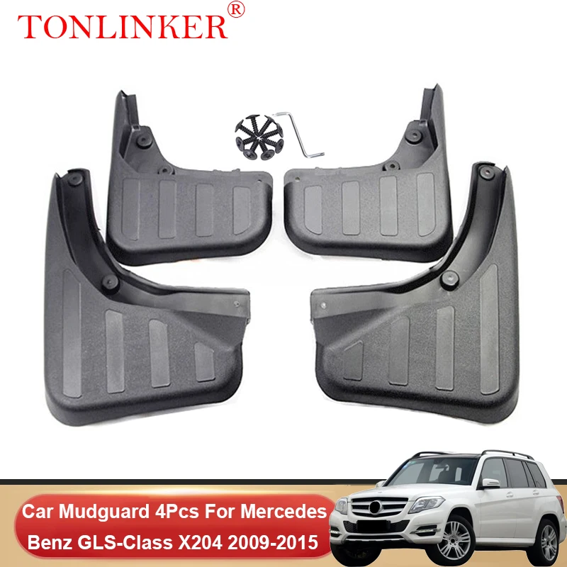 

TONLINKER Car Mudguard For Mercedes Benz GLK-Class X204 GLK200 260 300 360 2009 2010-2015 Mudguards Splash Guards Fender Mudflap