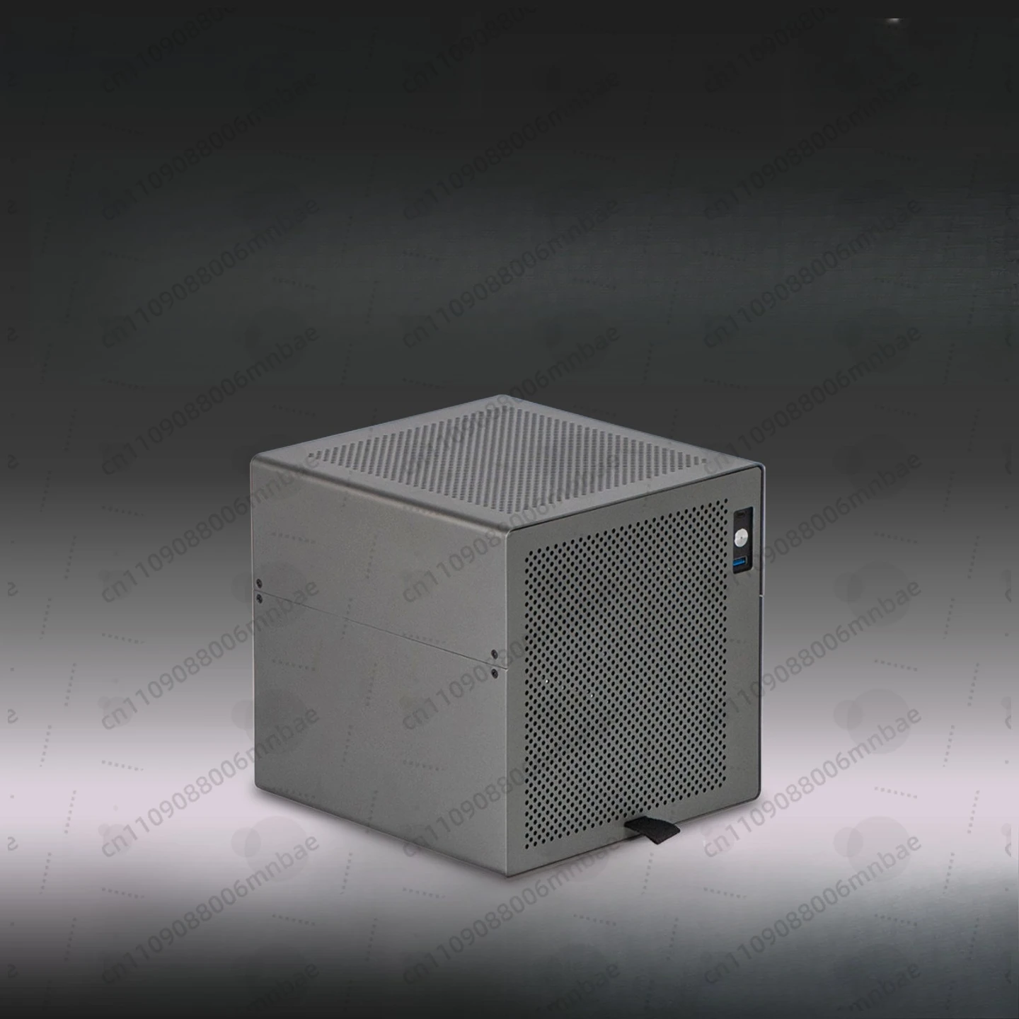 4-Disk NAS Chassis Anode Aluminum SFX Power Supply ITX Semi-High PCIE Synology Storage Server