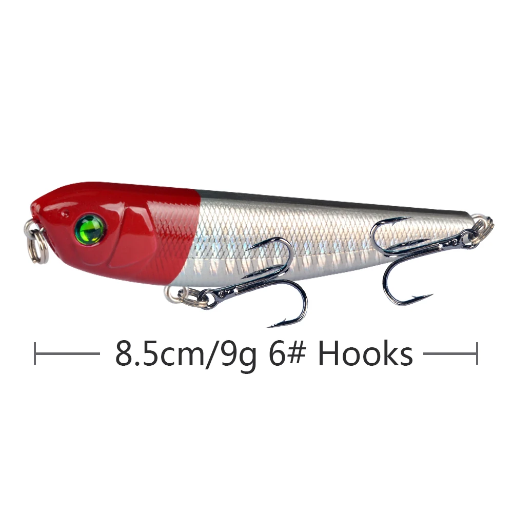 LINGYUE 1PCS Hard Pencil Fishing Lure Topwater Floating Isca Artificial Bait 90mm 10g Crankbait Wobbler Pesca For Pike Bass