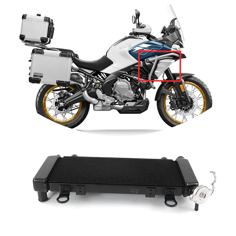 For CFMOTO 700MT Radiator Welded Assy Motorcycle Accessories CF Moto 700 MT Moto Parts