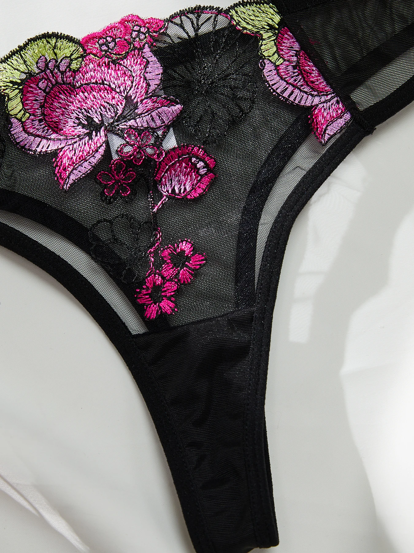 Summer Young Girls Floral Lingerie Hot Transparent Cheap Lingerie set Sexy Two Piece Bras Panty Brief Underwear  Sets