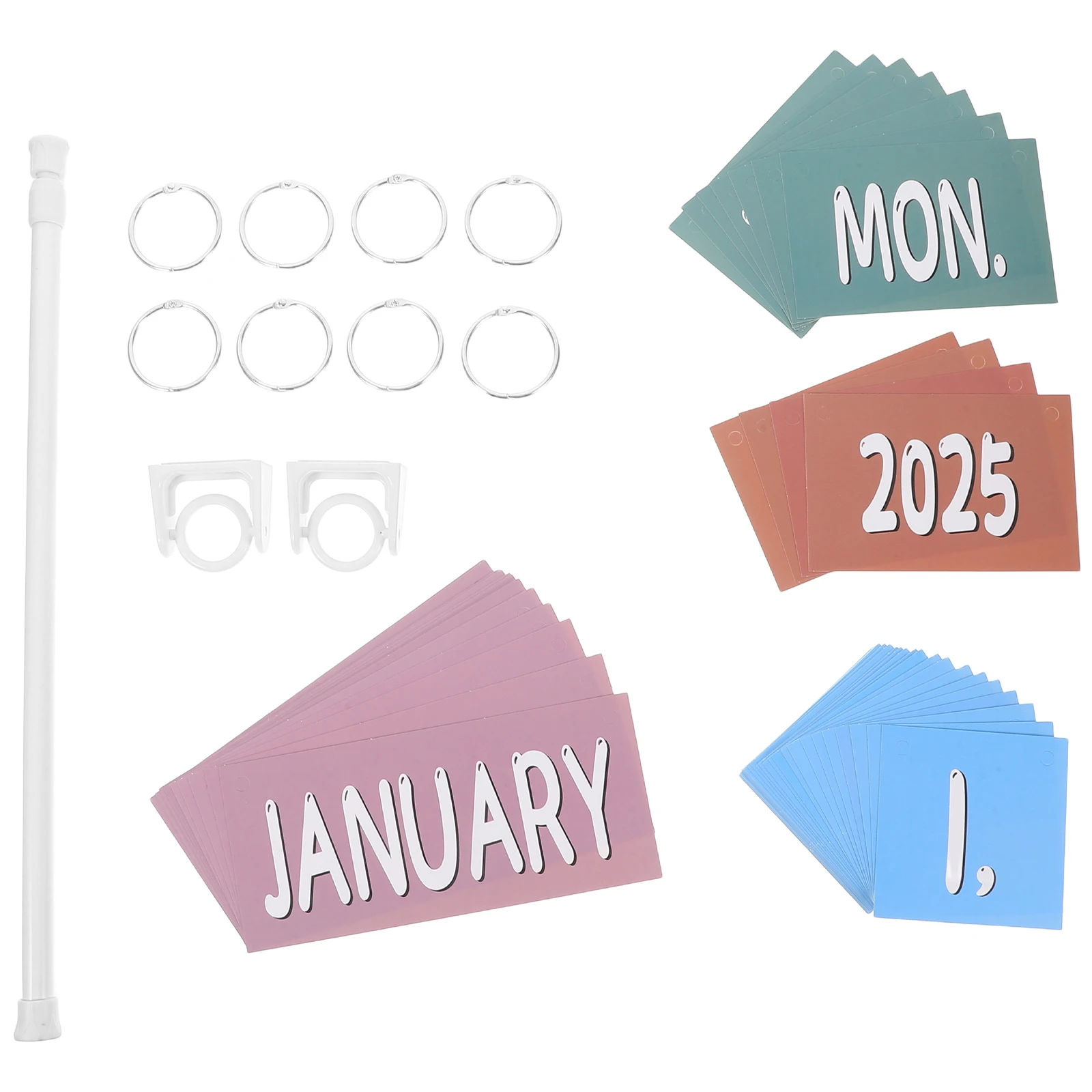 

Flip Calendar Set 2025 2028 Material Easy Installation Classroom Decor Academic Wall Whiteboard Boho StyleVintage
