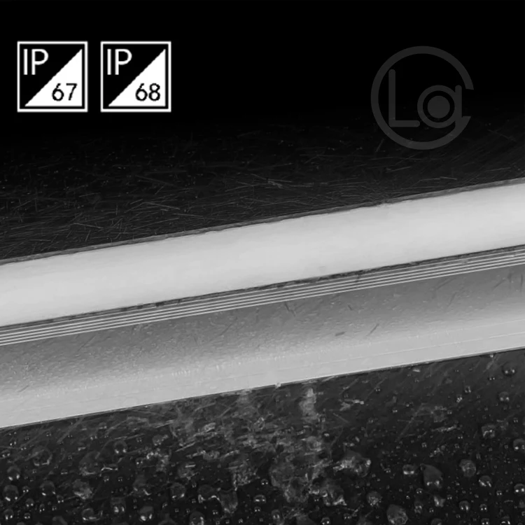 Recessed Floor Linear Inground Light RGB IP68 Waterproof DC24V Swimming Pool Linear Underground Underwater Light