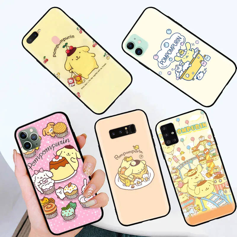 C-29 PomPomPurin Soft Case for Xiaomi Mi 11T 11 11i A2 lite A3 12 Pocophone F1 Poco X4 X3 NFC M2 Pro GT