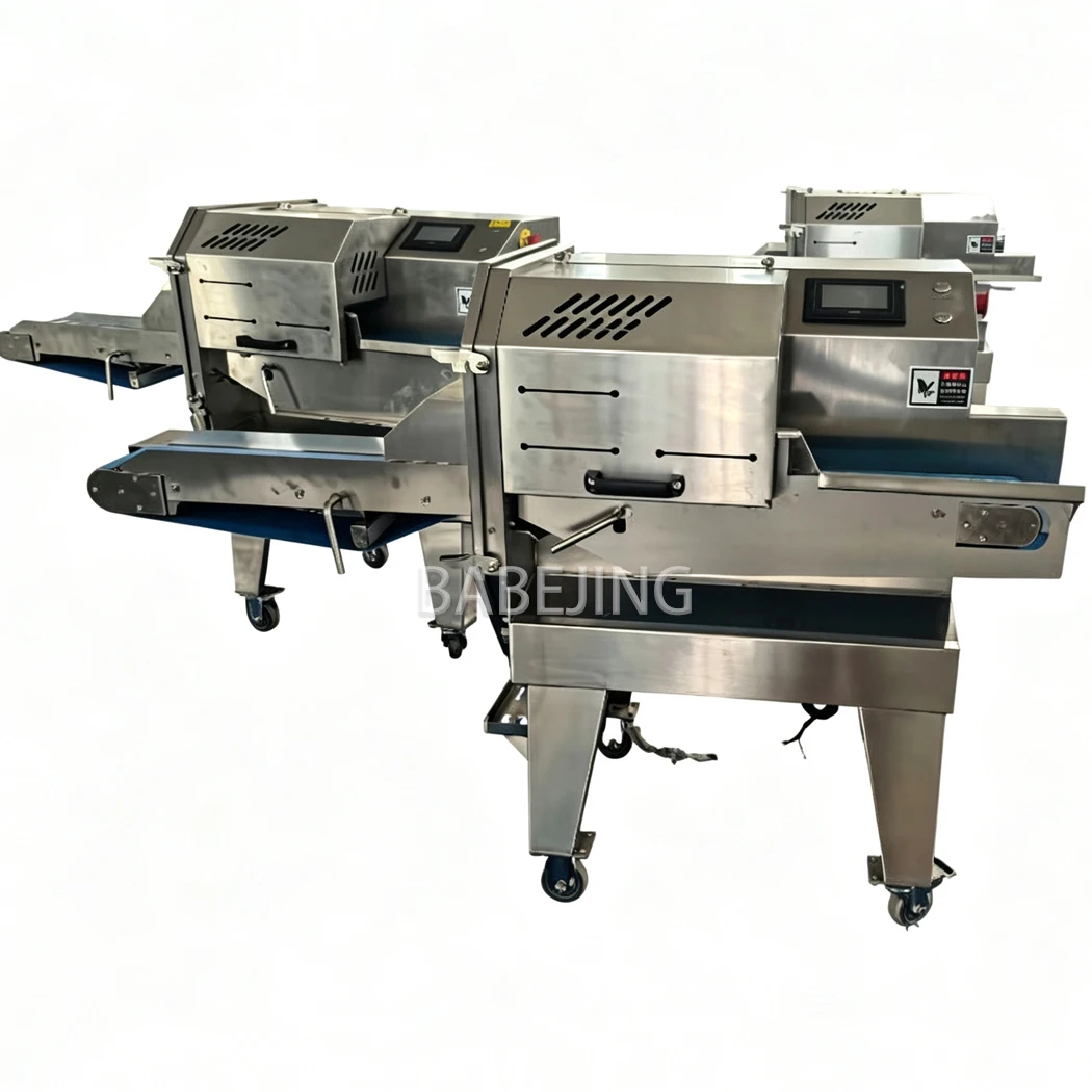 Automatic Meat Slicing Machine, Commercial Cooked Meat Cutter for Food Retail Butcher Business