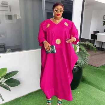 בתוספת גודל מסיבה אפריקאית שמלות לנשים דאשיקי אנקרה מוסלמי תלבושות שמלת דובאי קפטן Abayas Boubou חלוק Djellaba Femme