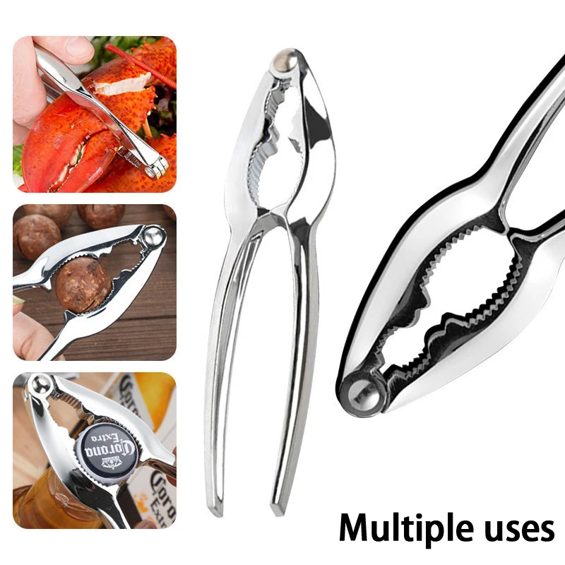 New 1pc Seafood Crackers Crab Forks Set Lobster Crab Opener Clip Leg Sheller Nuts Opener