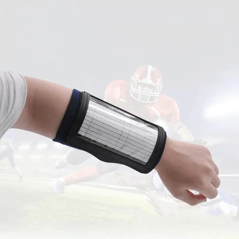 

M5TC износостойкая тактическая доска для футбола, 6,3x4 дюйма, дышащий чехол на запястье, держатель для стратегии бейсбольной