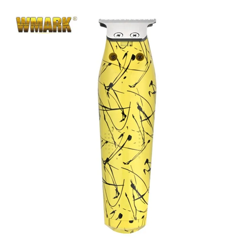 WMARK C24-HC11 Yellow 4 SPEED Hair Clipper Hair Detail Trimmer Beard Electric Hair Cutting Hair Cut Razor Edge T-wide Blade