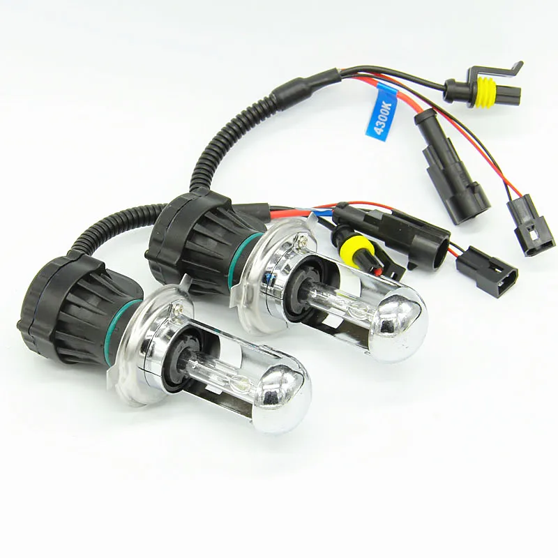 Kit de luz de xenón H4 bixenon para coche, alto y bajo, H4-3 hid, 55w, 4300K, 6000k, 8000k, 10000k, 1 unidad