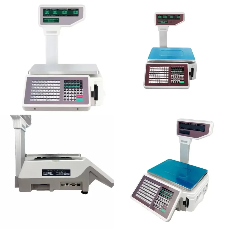 Digital Barcode Label Printing Scale Wifi Function Electronic Scales With Printer With Good Price
