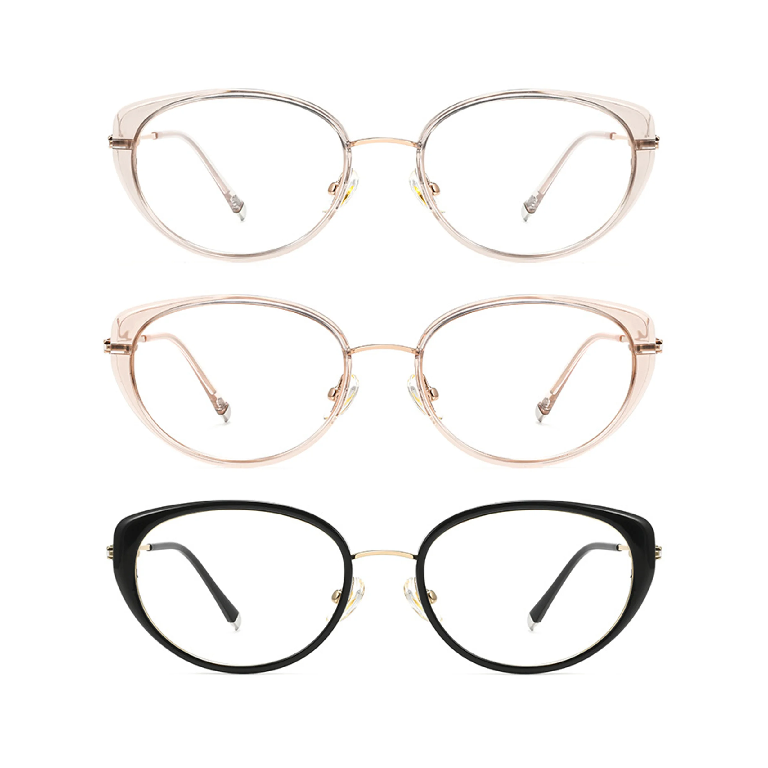 Oval Small Titanium Alloy Frame Anti Blue Light High Prescription Glasses Myopia Hyperopia Astigmatism Eyeglasses