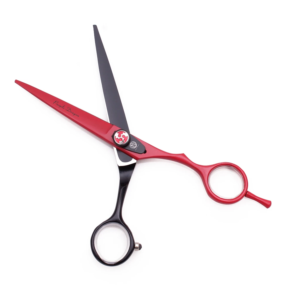 Friseurscheren Purple Dragon 5,5" 6" JP Edelstahl Haarscheren Haarschneidescheren Friseursalon Effilierscheren Z1018 – Detail 5