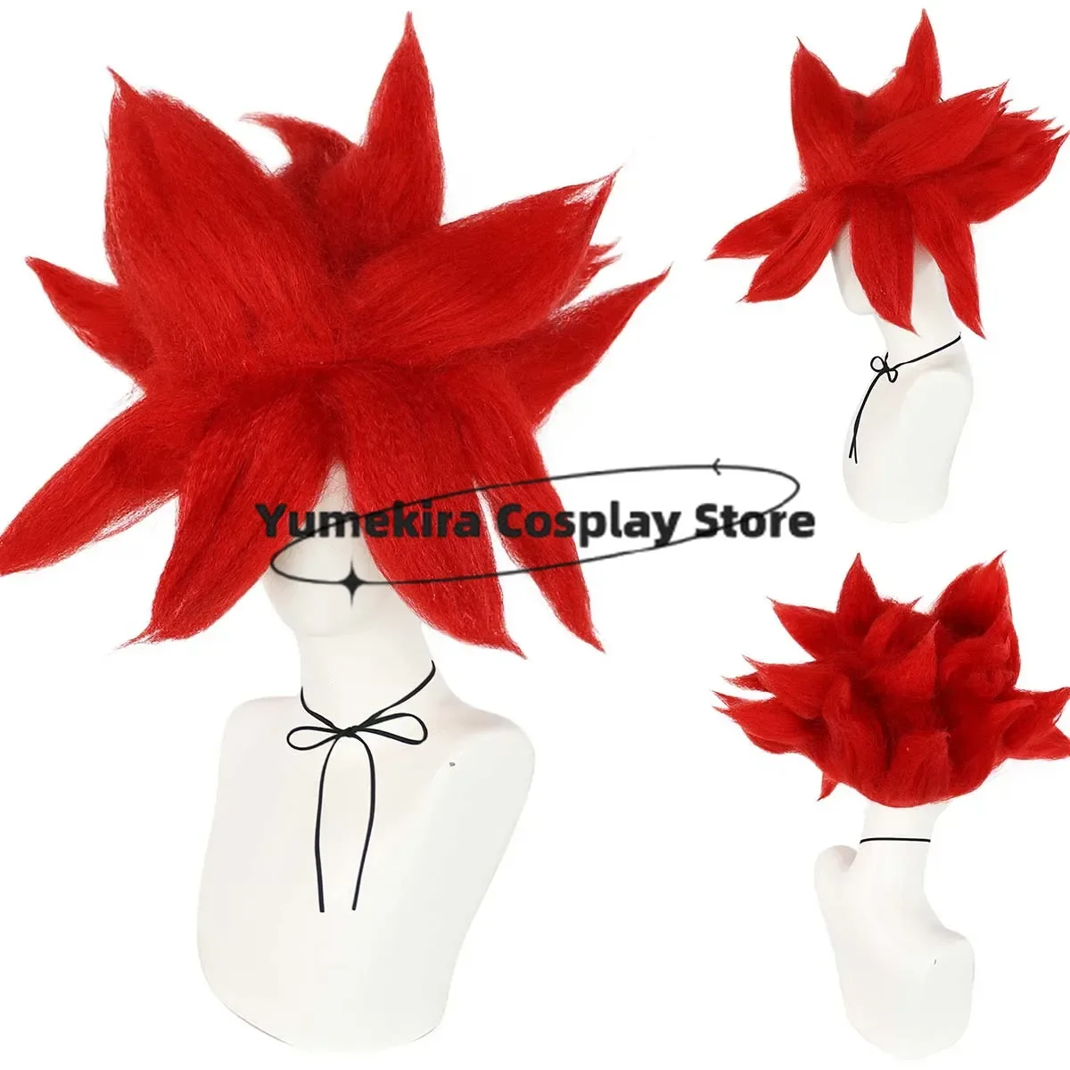 Halloween Christmas Cosplay Adult Anime Son Goku Gogeta Vegetto Cosplay Blue Yellow Red Wig Stage Performance Role Play Outfit