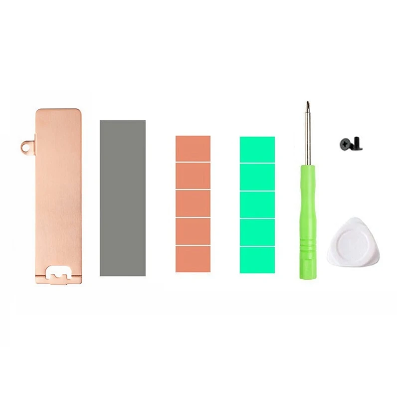 M.2 2280 SSD Dissipador de calor Tampa do disco rígido Escudo térmico para Dell G15 5530/G16 7630 Peças sobressalentes para laptop