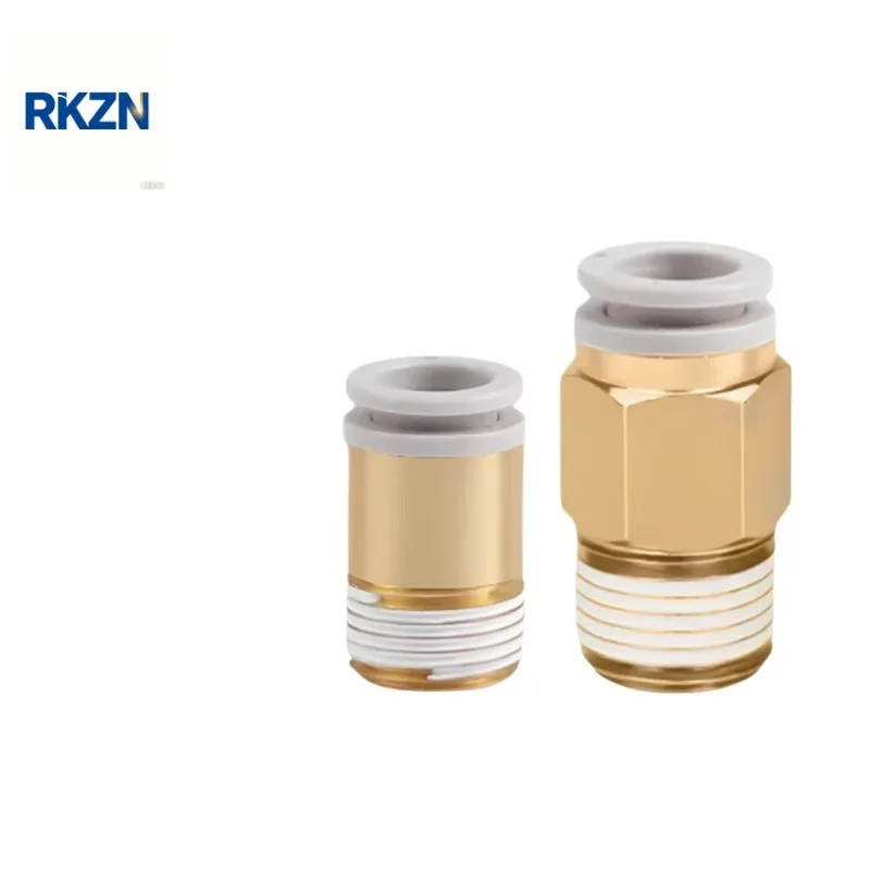 KQ2S Pneumatic Quick Push Fit Straight Fitting Threaded Air Hose Connector KQ2S04 KQ2S06 KQ2S08 KQ2S10 KQ2S12