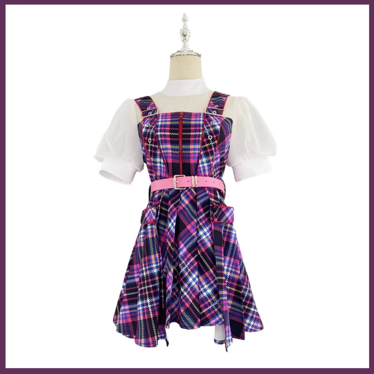 

Anime LoveLive!Superstar!! Arashi Chisato Cosplay Costume Unmanned Team Dancing Raspberry Concertdress Woman Kawaii Suit 2025