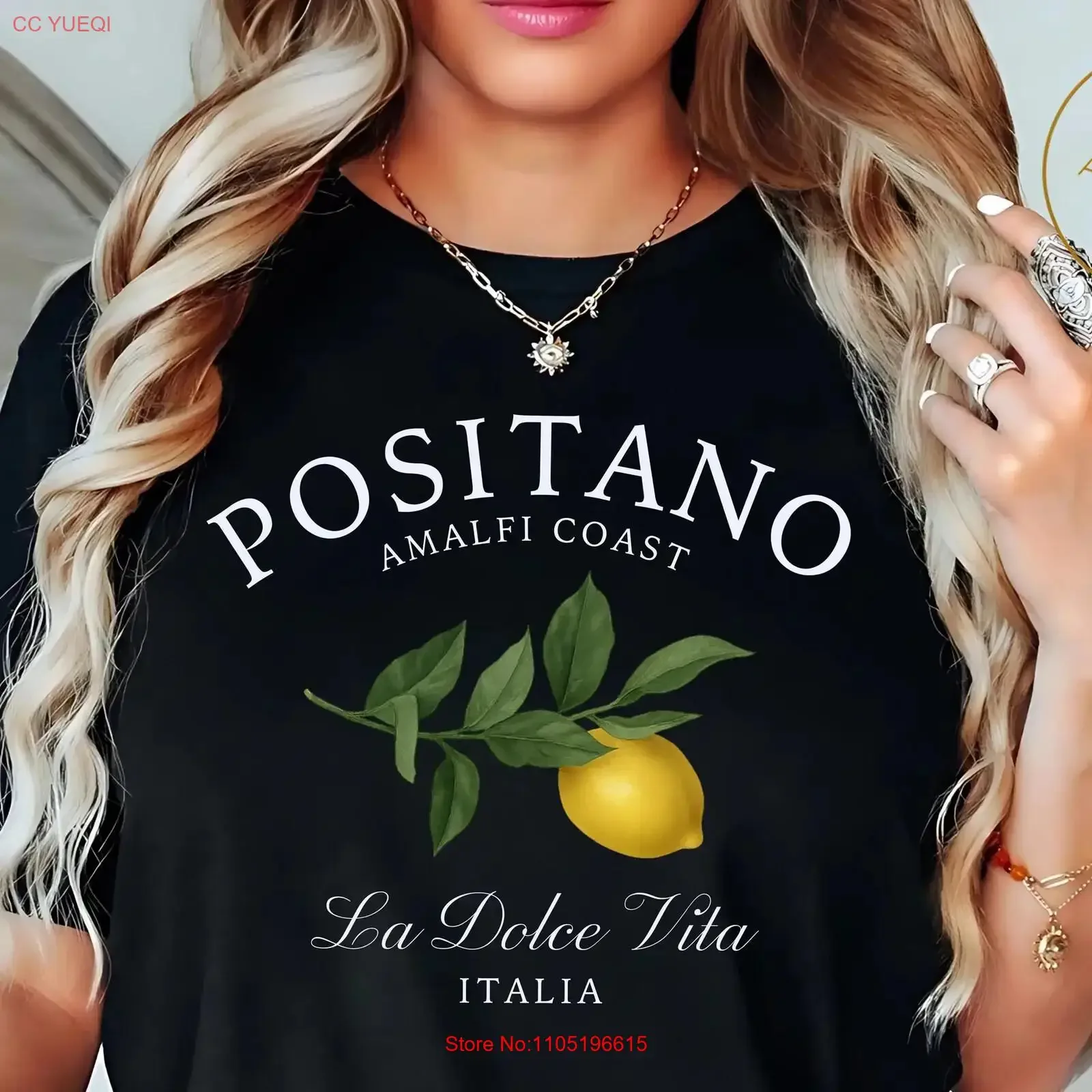 Positano Italy T Shirt Amalfi Coast Lemon La Dolce Vita Italia Souvenir Mediterranean Summer Travel  vintage Washed Stylish
