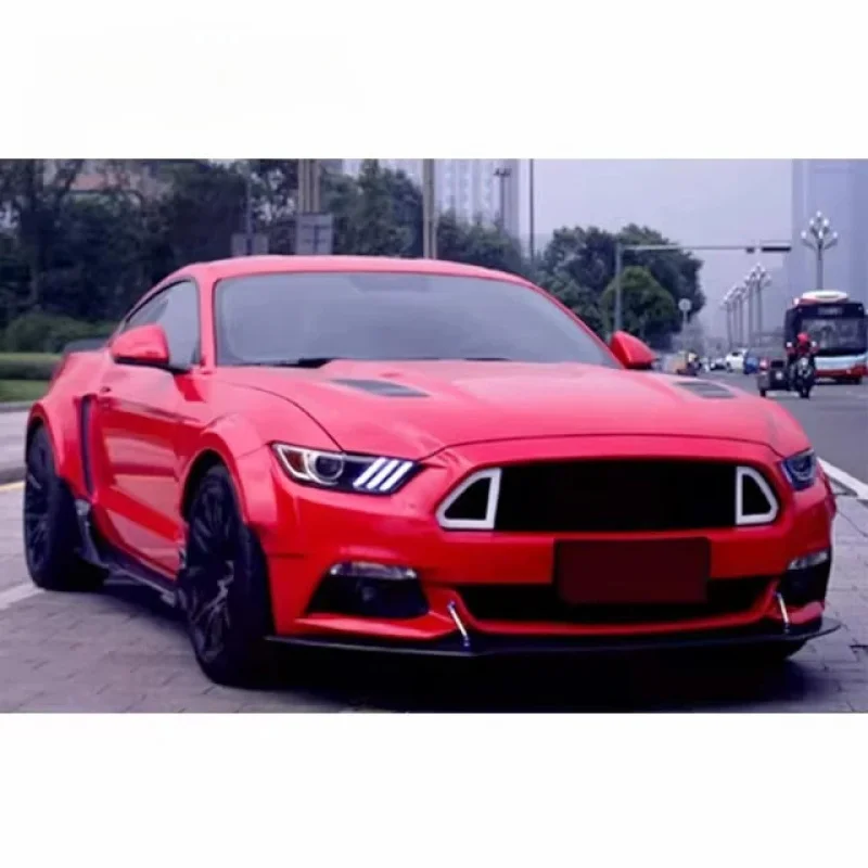 Front Lip Carbon Flamefor   S550 15-17 Upgrade Flame Style Body Kit  Front Bumper Lip
