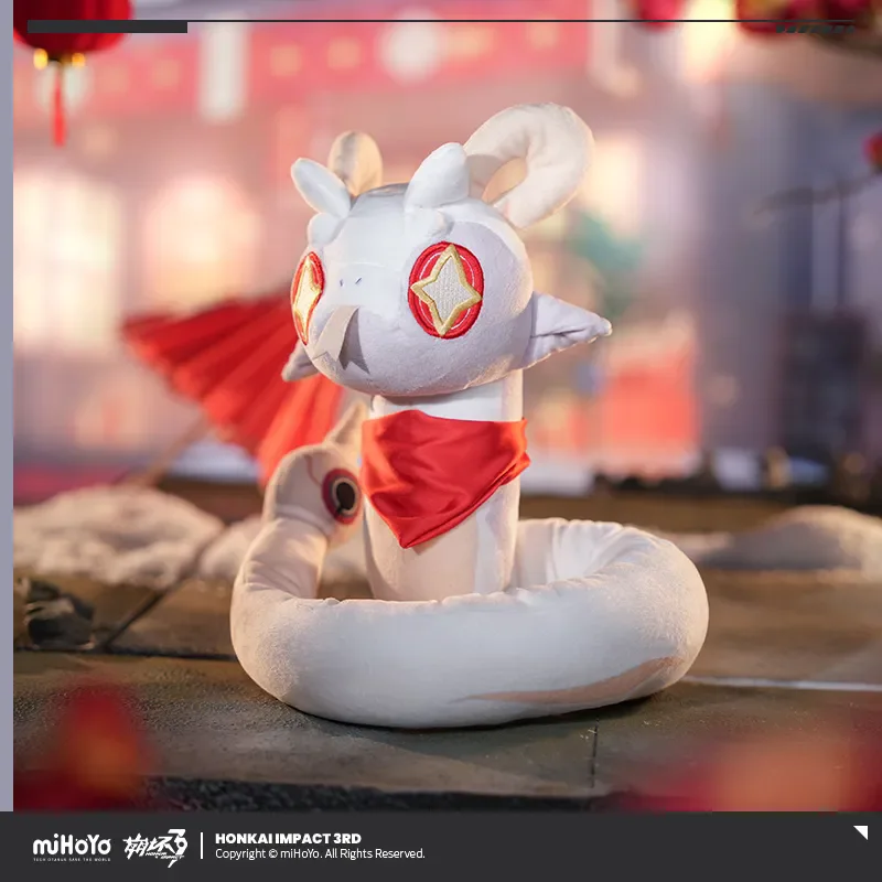 MiHoYo jeu officiel Honkai Impact 3ème gâteau de riz en peluche ornement poupée de dessin animé accessoire Anime pendentif Doujin Cosplay cadeaux de noël