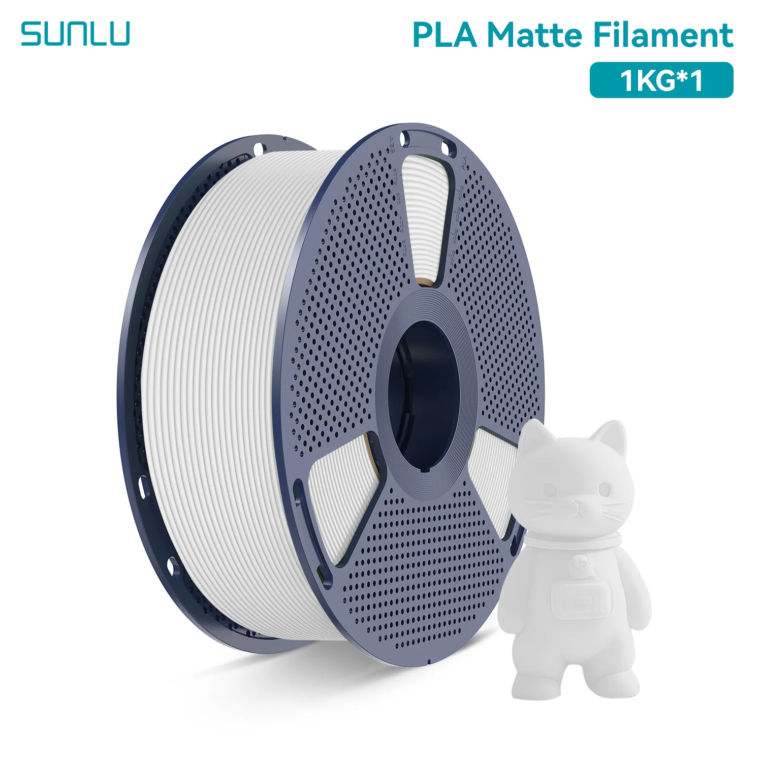 SUNLU PLA Matt 1KG/2KG/3KG/5KG/10KG 1,75mm 3D-Drucker Filament PLA Hohe Transparenz Schnelle Lieferung 1-7 Tage ab Deutschland-Lager
