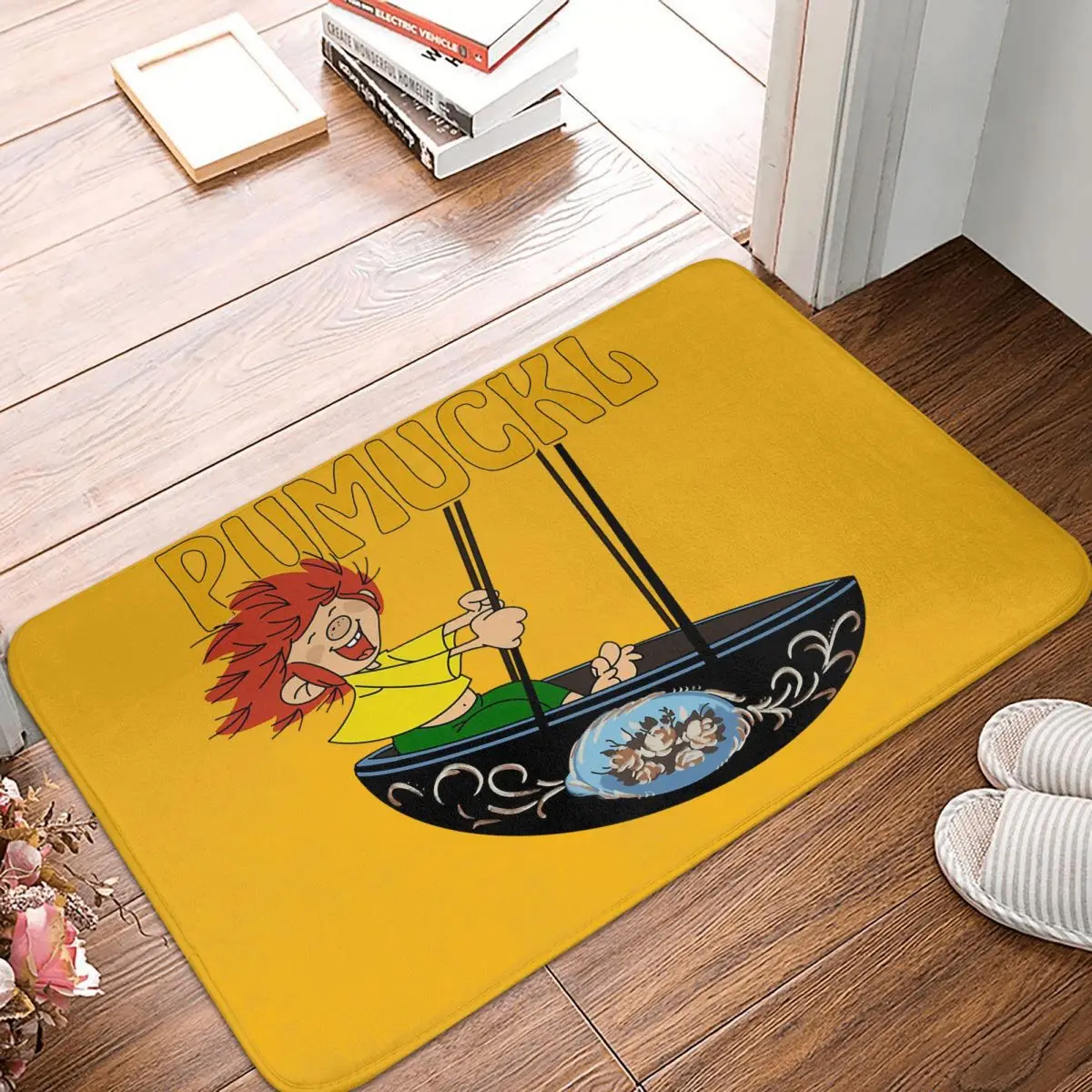 Swing Bath Non-Slip Carpet Pumuckl Bedroom Mat Entrance Door Doormat Home Decor Rug