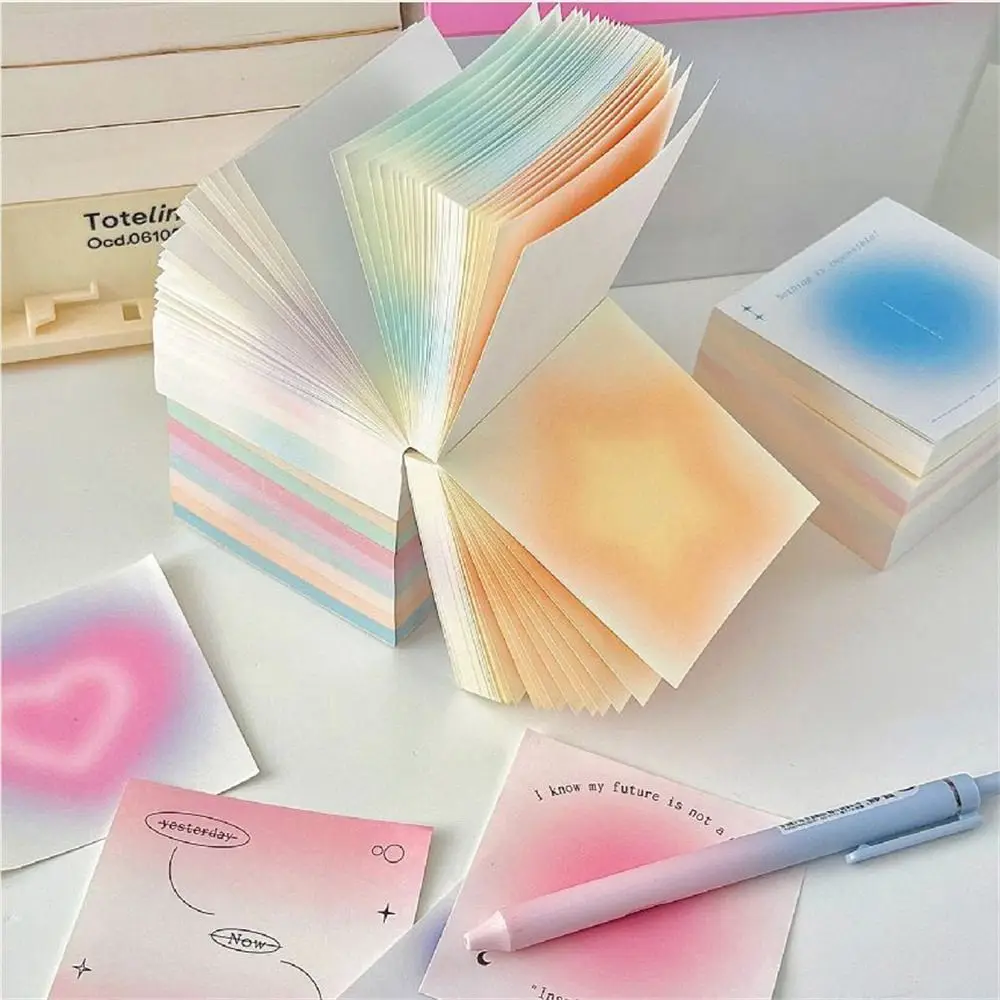 Student Large Capacity Memo Pad Decorative Scrapbooking Message Notes Tearable Hand Account Check List Office Accessories