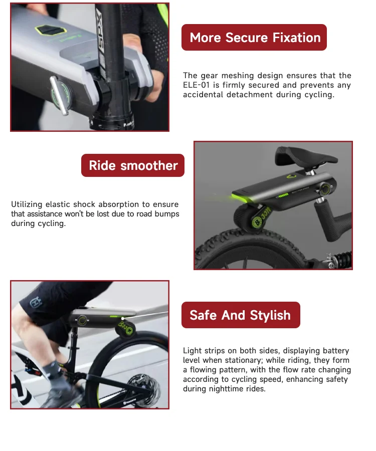 迅速配送 自転車電動ブースター 簡単設置 Eバイクスピードブースターキット、200W自転車電動アシスト装置