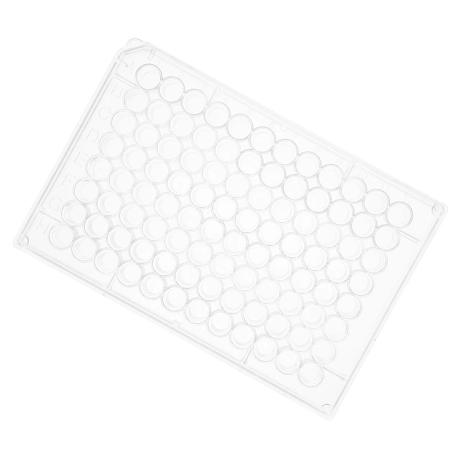 96 Well Cell Culture Tray Transparent Laboratory Tissue Culture Plate Durable Flat Surface for Cell Growth Research