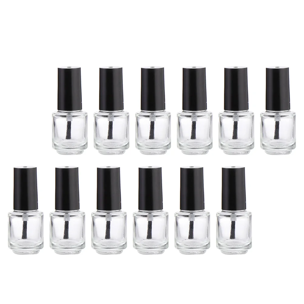 

12Pcs High-Quality Empty Nail Polish Bottles Lightweight Compact Refillable Dispensers Empty Nail Polish Bottles