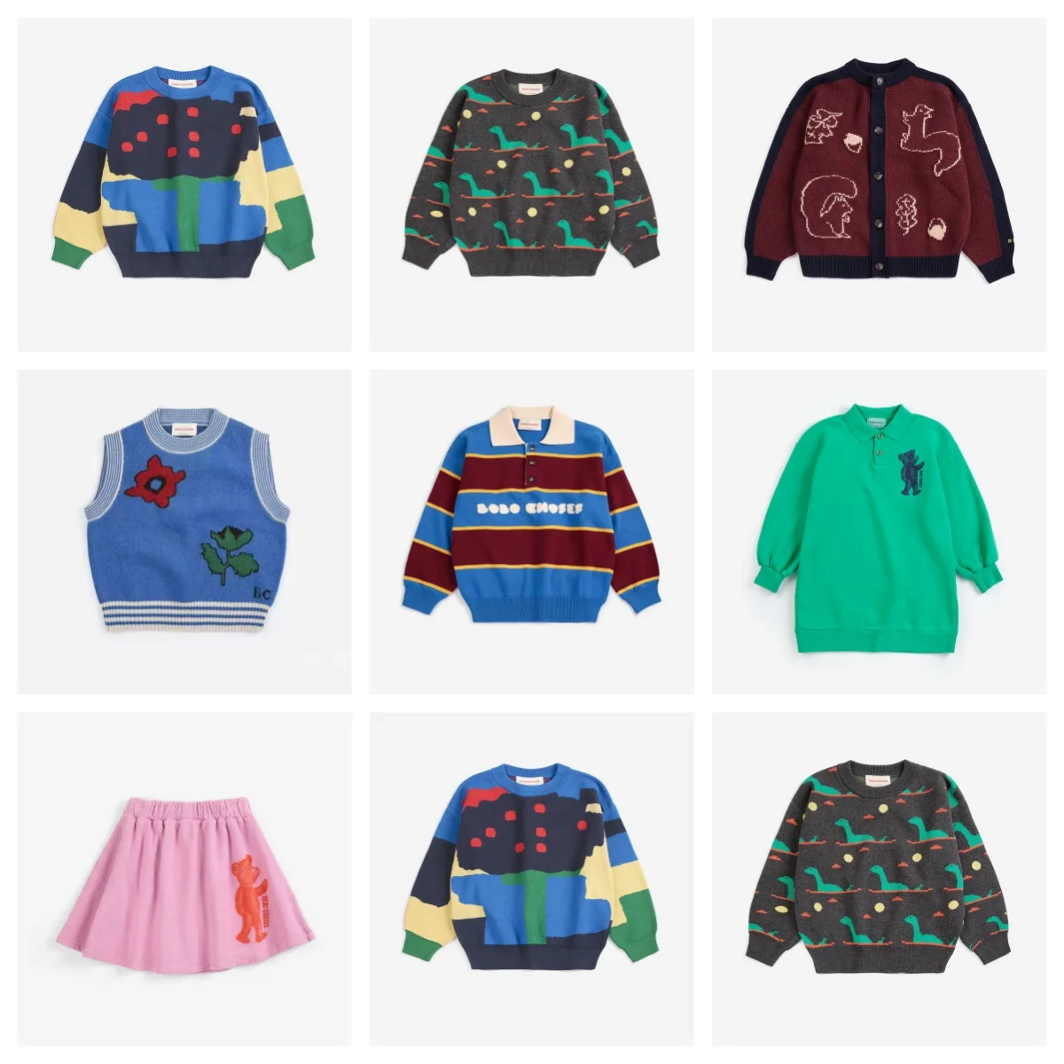 Boys Fall Winter Kids Crew Neck Knitted Pullover Sweater Warm Solid Color & Girls Fleece Lined Knit Dress 2 Style Unisex 1-10Y
