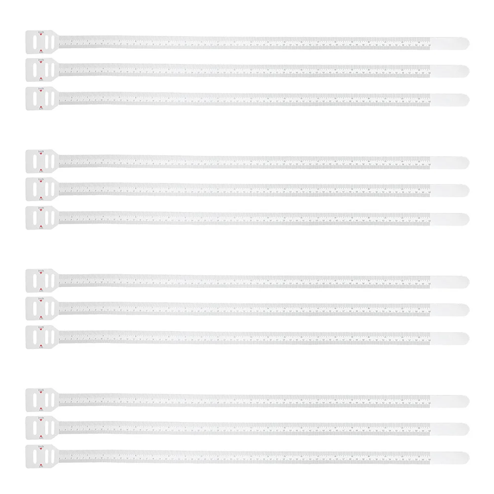 

12pcs Infant Head Circumference Measuring Tape 60Cm Baby Growth Ruler For Head Chest Waist Arm Body Measurements Portable