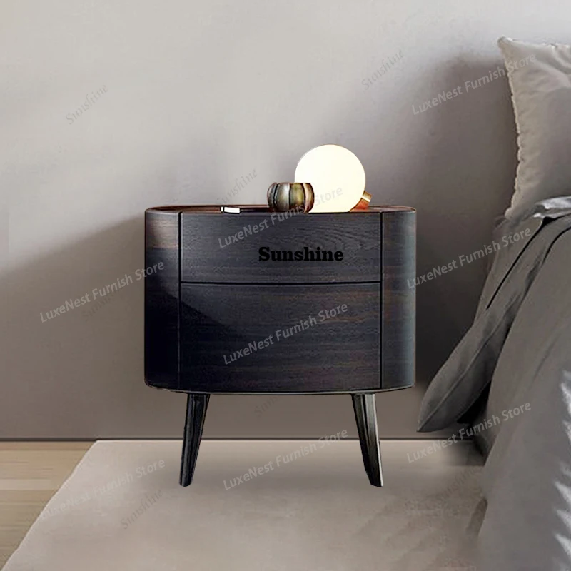 

Современная минималистичная прикроватная тумбочка: стильная, функциональная, классическая, премиум-класса. Мебель для спальни.