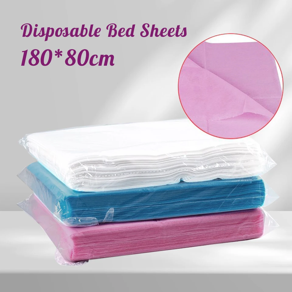 10/20/50pcs Massage Table Sheets Disposable SPA Bed Sheets Non Woven Lash Bed Cover Hot  No-Woven Material 180*80cm