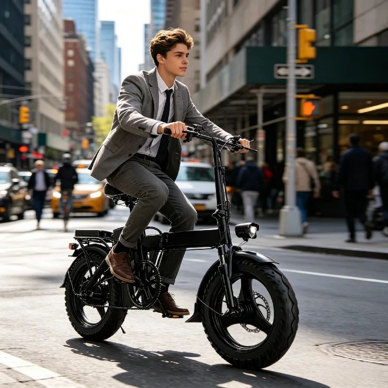Adult Electric Bike for Household Daily Use, UL2849 Safety Certified, Adjustable Seat & Front Brake, Factory Original, US Warehouse Shipping image 16