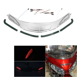 Chrome Windshield Trim Light For Honda Goldwing GL1800 2001-2017 F6B 13-17