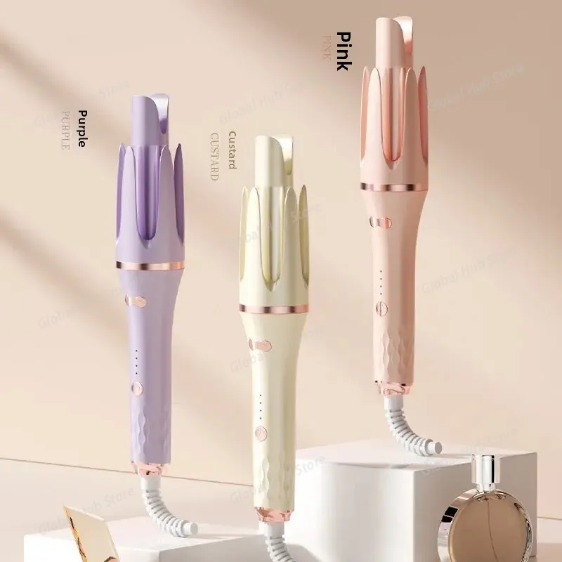 32mm Automatic Curling Iron Anti-Tangle Hair Curler with Negative Ions Latest Curling Wand Hair Curler for long-lasting styling