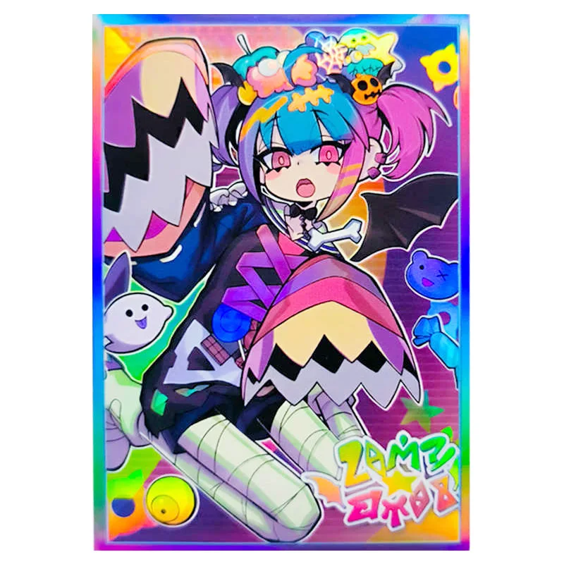 

50pcs/set Yu-Gi-OH! Live Twin Lilla Flash Card Sleeve Anime Game Collection Card Protective Cover Gift Toy 63x90mm