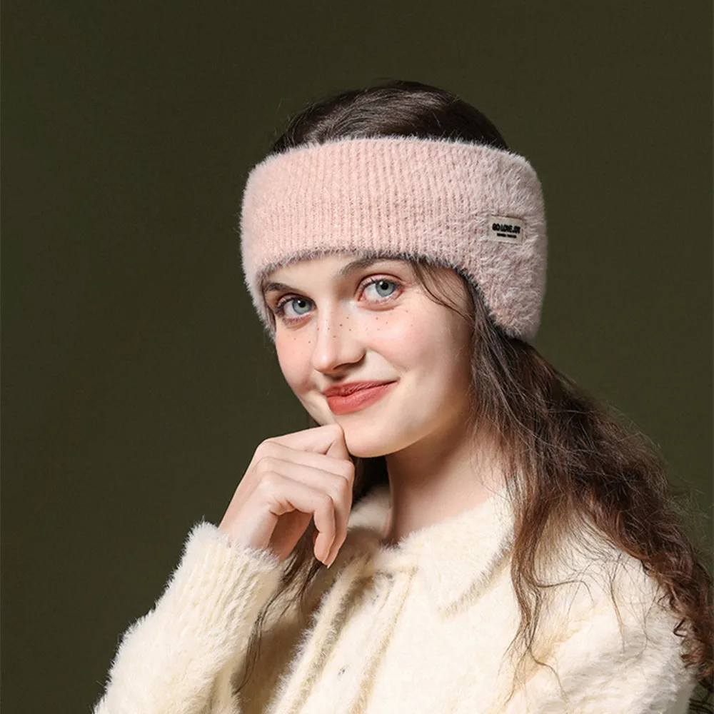 Winter Ear Warmer Earmuffs Headband Cute Hair Bands Outdoor Skiing Sport Thick Hairband For Women Men Headscarf Hair Accessories