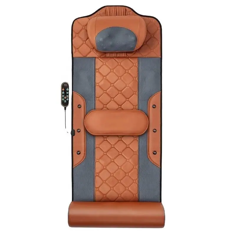 Full Body Electric Shiatsu Massage Cushion with Heating Vibration and Timing Control for Back Neck Waist Leg Relaxation
