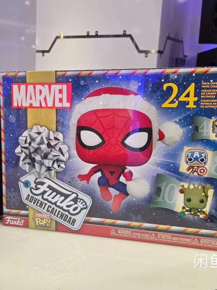 Original FUNKO Marvel Action Figure Disney Figurine Advent Calendar Holiday Calendar 24 Pocket Popular Toy Christmas Child Gifts