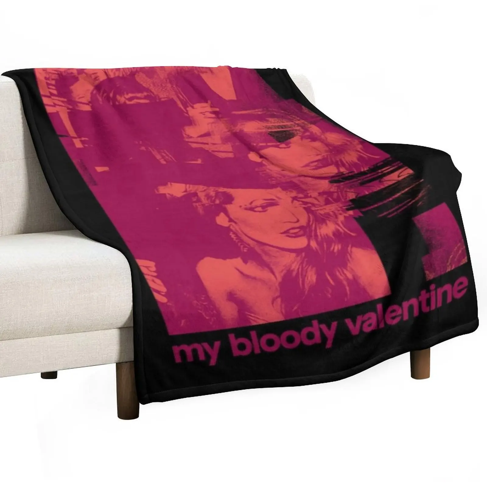 My Bloody Valentine T-ShirtMy Bloody Valentine ?? Original Glitch Art Throw Blanket Baby Cute Plaid Blankets